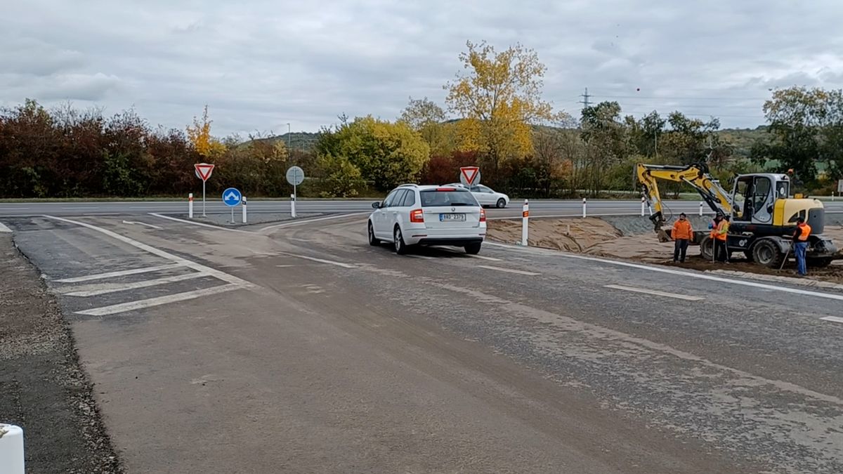 Řidiči mohou využít nový sjezd z boleslavské dálnice